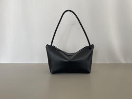 CORD pouch / bag - black leather