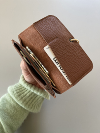 KNOT wallet - chestnut leather