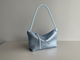 CORD pouch / bag - ice - metallic leather