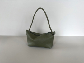 CORD pouch / bag - olive leather