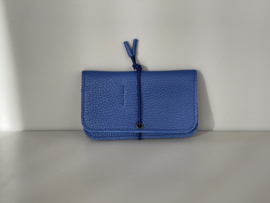 KNOT wallet - cobalt leather