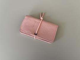 KNOT wallet - blossom leather & elastic