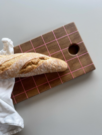 serving board 29 - purple grid