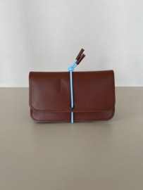 KNOT wallet - chestnut leather