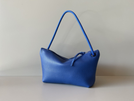 CORD pouch / bag - navy leather & cord