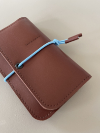KNOT wallet - chestnut leather