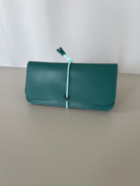 KNOT wallet wide - forest leather