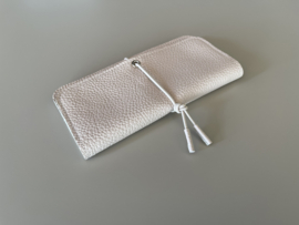 KNOT wallet wide - shell leather & elastic
