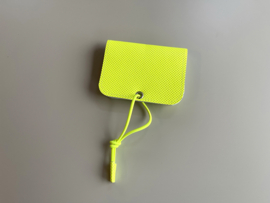 KNOT wallet mini - neon yellow leather