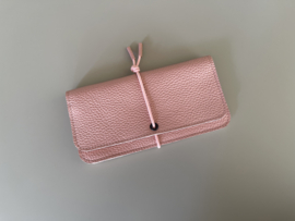 KNOT wallet wide - blossom leather & elastic