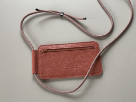 EDGE phone sling - brick leather - cord shoulder strap
