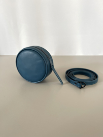 belt bag MACARON - ocean leather