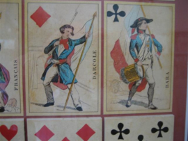 Antiek Kaartspel Jeu des Liberateurs Grimaud 1848