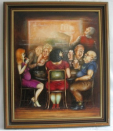 Kunst uit de voormalige DDR gewoon een café in Dresden