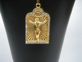 Goudkleurige Tableau hanger met 14k goudvergulding nieuw