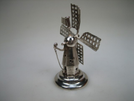 Zeldzame Antieke Mini Zilveren Miniatuur Molen uit ca. 1925 Veiling Object