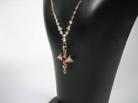 Kruis als Adelaar – Luxe Vintage met Jasseron Collier met karabijn sluiting nieuw
