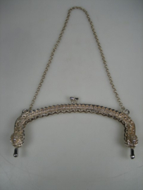Antieke tassenbeugel Alpaca zilver uit ca. 1930