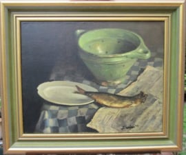 Schilderij nog in onderzoek uit 1944 | Antiekjuwelier | Anno ca. 1944