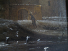 Winterlandschap Thomas Heeremans toeschrijving uit ca. 1691 uit een privé collectie