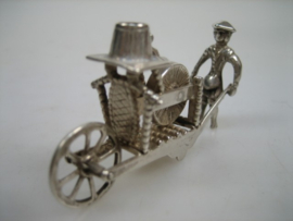 Zilveren Miniatuur Scharenslijper Jan Weeda uit ca. 1950