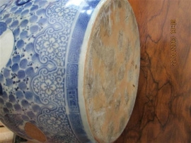 Antieke Chinese Tung Chih Dayasty Bloempot, Ching Periode