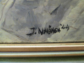 Schilderij nog in onderzoek uit 1944 | Antiekjuwelier | Anno ca. 1944