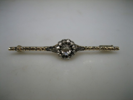 Gouden 14 Karaat Broche met diversen Diamanten uit ca. 1932