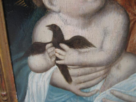 Eiken Paneel van Madonna met Kind van Joos van Cleef 1485-1540 Antwerpen