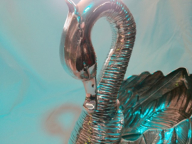 Zilveren Zwaan als Fruitschaal Groot Model ca.1965 van een bekende Nederlander