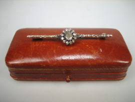 Gouden 14 Karaat Broche met diversen Diamanten uit ca. 1932