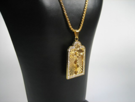 Goudkleurige Tableau hanger met 14k goudvergulding nieuw
