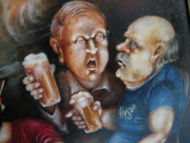 Kunst uit de voormalige DDR gewoon een café in Dresden