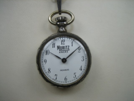 Moritz zak-hang horloge incl. collier uit 1962