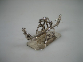 Antieke Hollandse zilveren miniatuur uit ca.1917