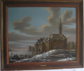 Winterlandschap Thomas Heeremans toeschrijving uit ca. 1691 uit een privé collectie