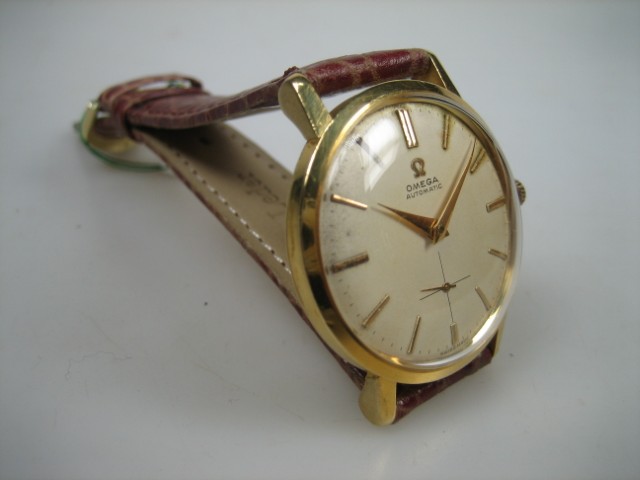 Gouden 18 Karaat Omega Automatic uit ca. 1962