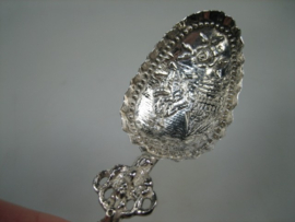 Antieke zilveren geboortelepel 18e -eeuws Stavoren