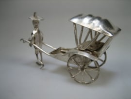Antiek Oud Zilver Miniatuur uit ca. 1900