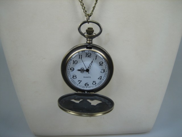 Quartz Zakhorloge met ketting met Motor afbeelding aan de voorzijde Nieuw