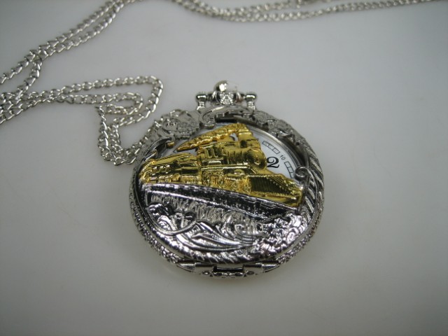 Quartz Zakhorloge met ketting uit eigen Duitse import Nieuw