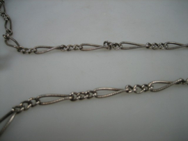 Antieke zilveren Zeeuwse dames tas maliënkolders uit ca.1906