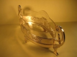 Antieke Art Deco Fruitschaal zilver verguld uit ca. 1928 en in top conditie