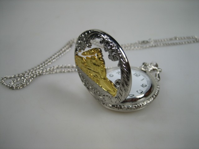 Quartz Zakhorloge met ketting uit eigen Duitse import Nieuw