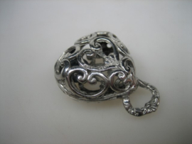 Antieke Zilveren Baby Rammelaar Als Hanger uit ca. 1890