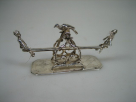 Antieke Hollandse zilveren miniatuur uit ca.1917