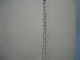 Zilveren gourmet collier/ketting 60 cm van topkwaliteit uit eigen import