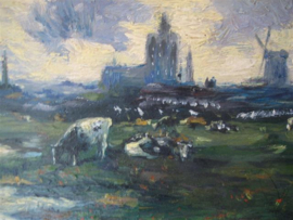 Schilderij Olieverf van A. Selle ca. 1932 van Kunsthandel Briljant