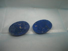 Lapis Lazuli zet stenen top kwaliteit uit ons atelier 2 stuks