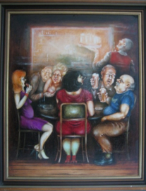 Kunst uit de voormalige DDR gewoon een café in Dresden